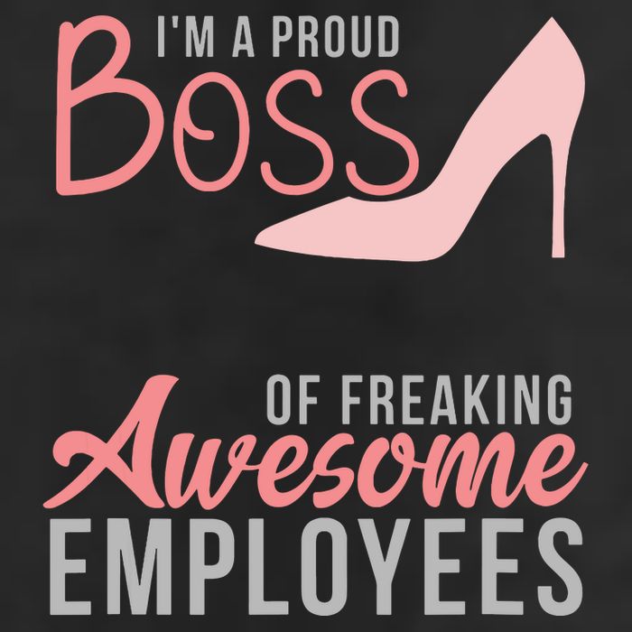 Im A Proud Boss Of Freaking Awesome Employees Adult Drive Performance Visor