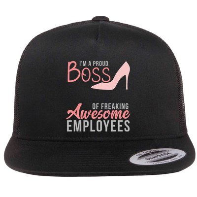 Im A Proud Boss Of Freaking Awesome Employees Flatbill Hat