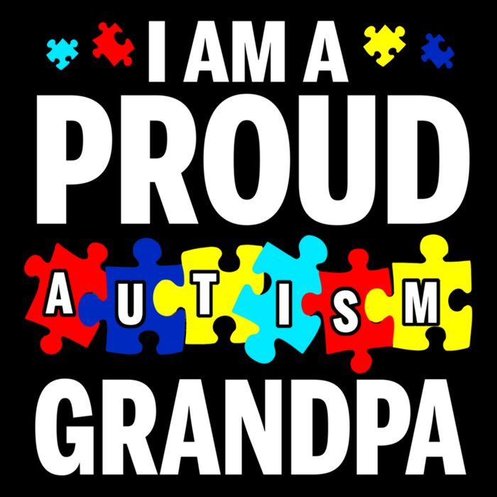 I'm A Proud Autism Grandpa Autism Awareness Gift Impact Tech Backpack