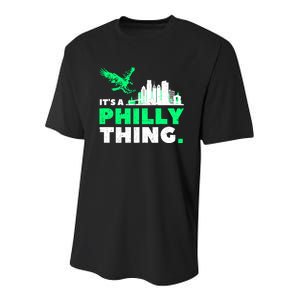 IT'S A PHILLY THING | Its A Philadelphia Thing Fan Youth Performance Sprint T-Shirt