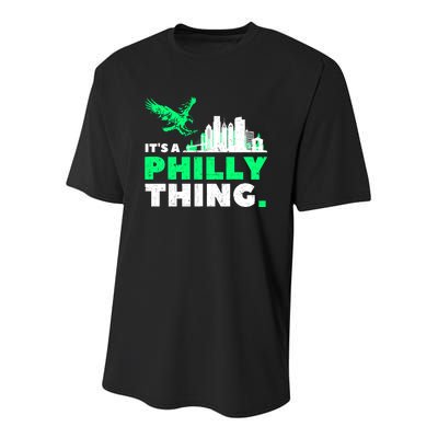 IT'S A PHILLY THING | Its A Philadelphia Thing Fan Youth Performance Sprint T-Shirt