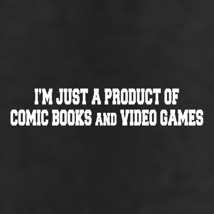 IM A Product Of Comics And Video Games Joke Humor Graphic Gift Hat