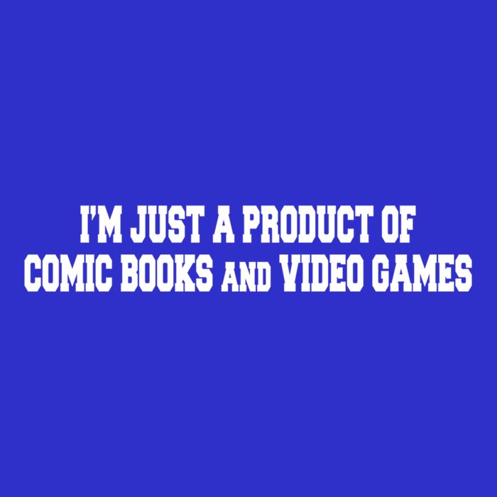 IM A Product Of Comics And Video Games Joke Humor Graphic Gift Women's V-Neck T-Shirt