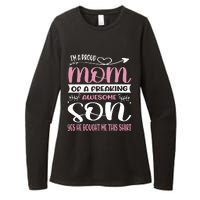 I'm A Proud Mom Freaking Awesome Son Yes He Bought Me This Womens CVC Long Sleeve Shirt