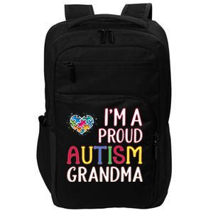 IM A Proud Autism Grandma Awareness Gift Impact Tech Backpack