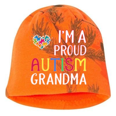 IM A Proud Autism Grandma Awareness Gift Kati - Camo Knit Beanie