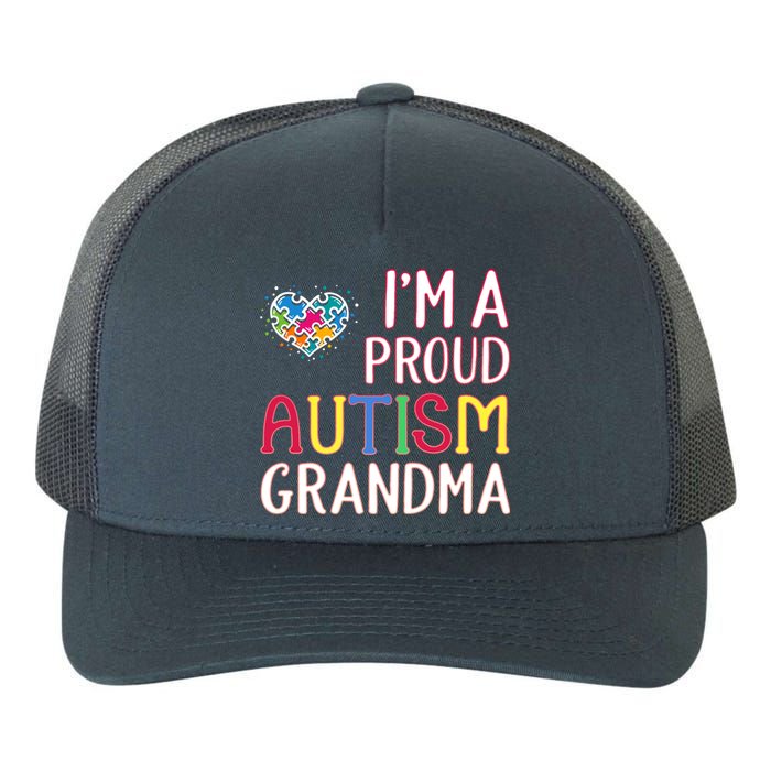 IM A Proud Autism Grandma Awareness Gift Yupoong Adult 5-Panel Trucker Hat