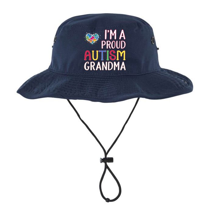 IM A Proud Autism Grandma Awareness Gift Legacy Cool Fit Booney Bucket Hat