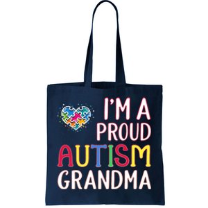 IM A Proud Autism Grandma Awareness Gift Tote Bag