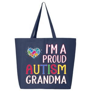 IM A Proud Autism Grandma Awareness Gift 25L Jumbo Tote