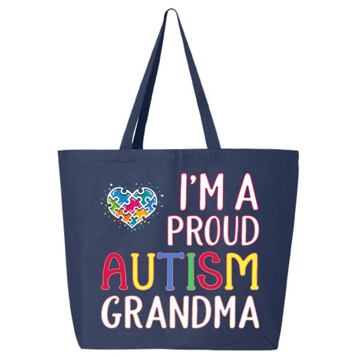 IM A Proud Autism Grandma Awareness Gift 25L Jumbo Tote