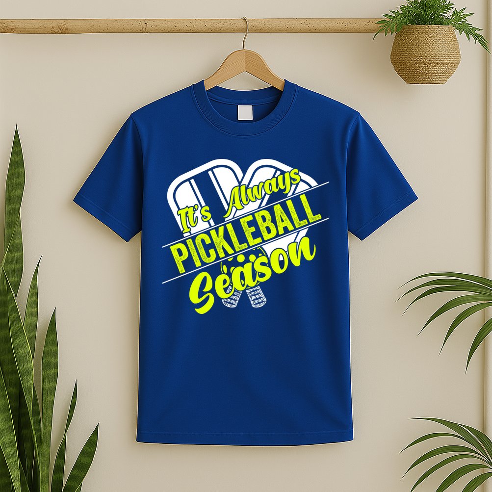 It's Always Pickleball Season Pickleball Paddle Gifts T-Shirt
