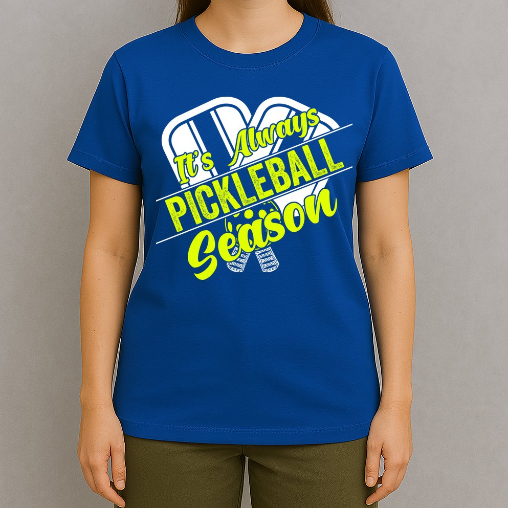 It's Always Pickleball Season Pickleball Paddle Gifts T-Shirt