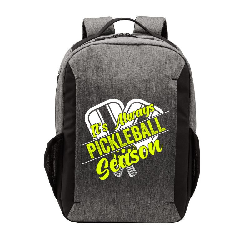 It's Always Pickleball Season Pickleball Paddle Gifts Vector Backpack
