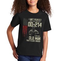 I AinT Perfect But I Do Have A Dd 214 For An Old Man Kids T-Shirt