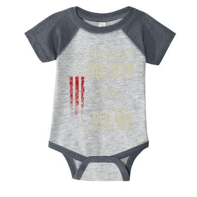 I AinT Perfect But I Do Have A Dd 214 For An Old Man Infant Baby Jersey Bodysuit