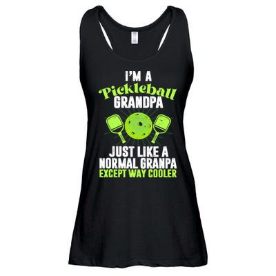 I'm A Pickleball Grandpa Just Like A Normal Grandpa Except Way Cooler Ladies Essential Flowy Tank
