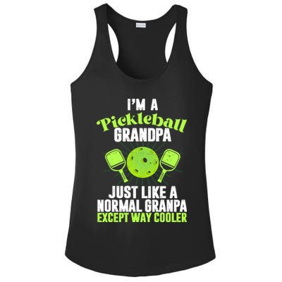 I'm A Pickleball Grandpa Just Like A Normal Grandpa Except Way Cooler Ladies PosiCharge Competitor Racerback Tank