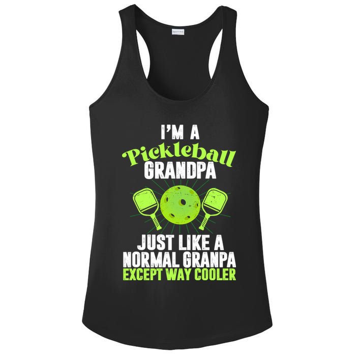 I'm A Pickleball Grandpa Just Like A Normal Grandpa Except Way Cooler Ladies PosiCharge Competitor Racerback Tank
