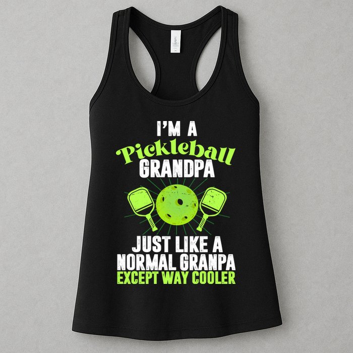 I'm A Pickleball Grandpa Just Like A Normal Grandpa Except Way Cooler Womens Tank Top