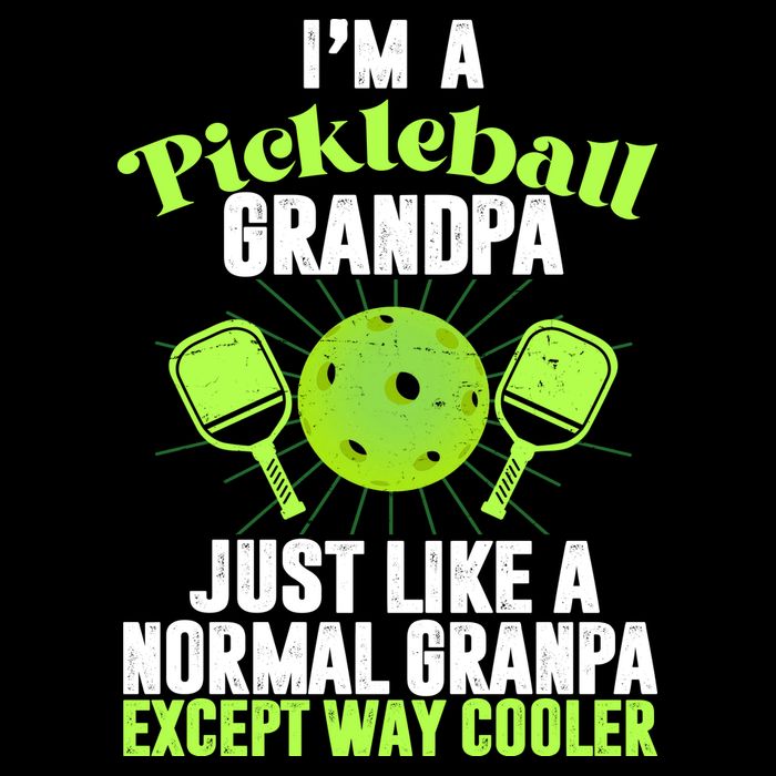 I'm A Pickleball Grandpa Just Like A Normal Grandpa Except Way Cooler Wool Snapback Cap