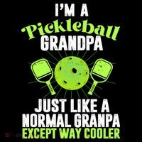 I'm A Pickleball Grandpa Just Like A Normal Grandpa Except Way Cooler Kids T-Shirt