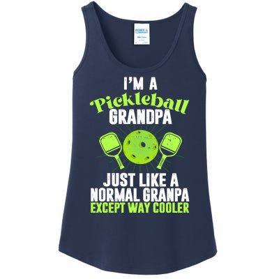 I'm A Pickleball Grandpa Just Like A Normal Grandpa Except Way Cooler Ladies Essential Tank