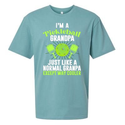 I'm A Pickleball Grandpa Just Like A Normal Grandpa Except Way Cooler Sueded Cloud Jersey T-Shirt