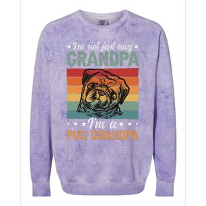 IM A Pug Grandpa Of A Pug Grandfather Colorblast Crewneck Sweatshirt