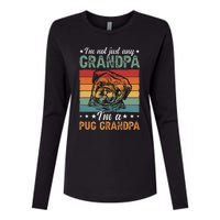 IM A Pug Grandpa Of A Pug Grandfather Womens Cotton Relaxed Long Sleeve T-Shirt