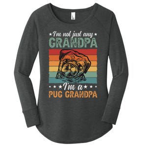 IM A Pug Grandpa Of A Pug Grandfather Women's Perfect Tri Tunic Long Sleeve Shirt