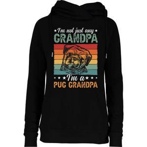 IM A Pug Grandpa Of A Pug Grandfather Womens Funnel Neck Pullover Hood