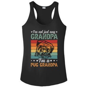 IM A Pug Grandpa Of A Pug Grandfather Ladies PosiCharge Competitor Racerback Tank