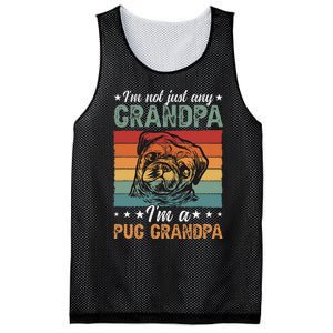 IM A Pug Grandpa Of A Pug Grandfather Mesh Reversible Basketball Jersey Tank