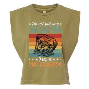 IM A Pug Grandpa Of A Pug Grandfather Garment-Dyed Women's Muscle Tee