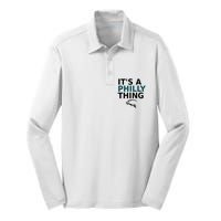 Its A Philly Thing Trending It's A Philly Thing Philadelphia Fan Silk Touch Performance Long Sleeve Polo