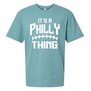 It's A Philly Thing Football Sport Lover Sueded Cloud Jersey T-Shirt