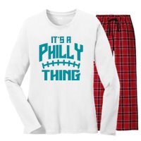 It's A Philly Thing Football Sport Lover Women's Long Sleeve Flannel Pajama Set 