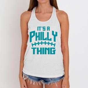 It's A Philly Thing Football Sport Lover Women's Knotted Racerback Tank