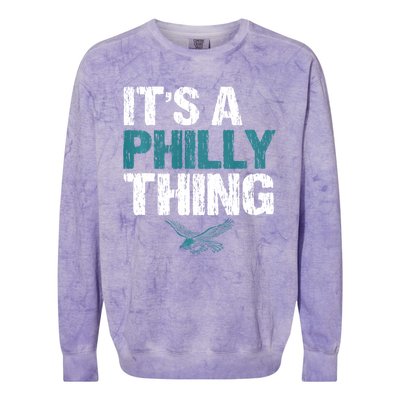 IT'S A PHILLY THING It's A Philadelphia Thing Colorblast Crewneck Sweatshirt