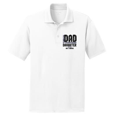 I'm A Proud Dad Of A Freaking Awesome Billiards Dad Gift Father's Day PosiCharge RacerMesh Polo