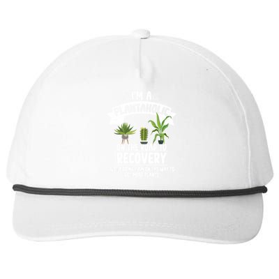 I'm A Plantaholic On The Road To Recovery Snapback Five-Panel Rope Hat