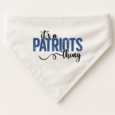 It’S A Patriots Thing USA-Made Doggie Bandana