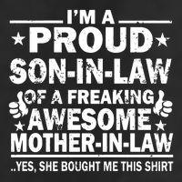 IM A Proud Son In Law Of A Freaking Awesome Mother 11oz C Handle Ceramic Mug