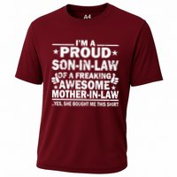 IM A Proud Son In Law Of A Freaking Awesome Mother Cooling Performance Crew T-Shirt
