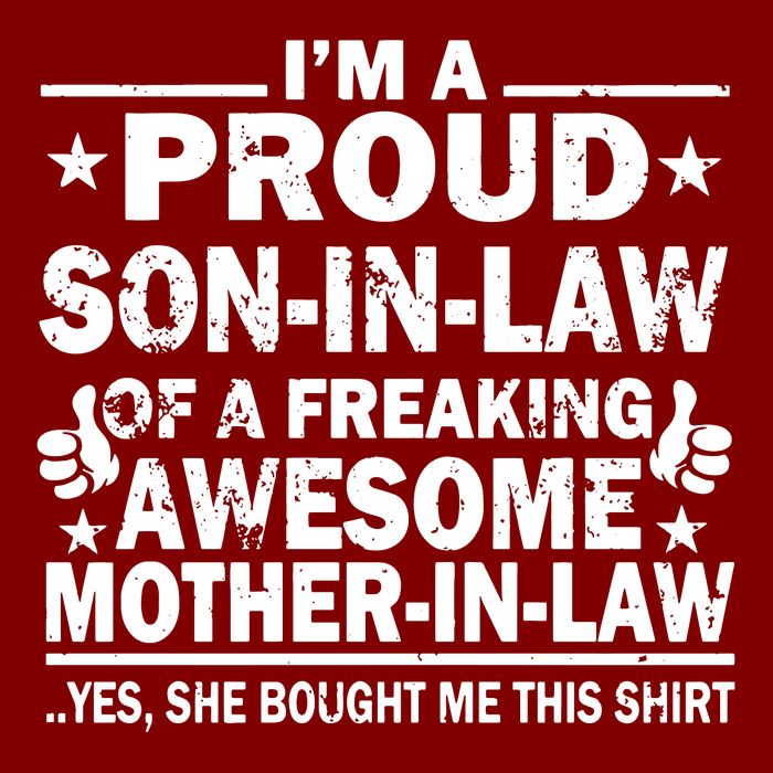 IM A Proud Son In Law Of A Freaking Awesome Mother Cooling Performance Crew T-Shirt