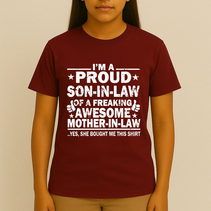 IM A Proud Son In Law Of A Freaking Awesome Mother T-Shirt