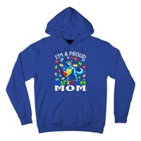 I'm A Proud Autism Mom Dinosaur Gift Hoodie