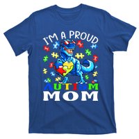 I'm A Proud Autism Mom Dinosaur Gift T-Shirt