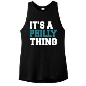 IT'S A PHILLY THING It's A Philadelphia Thing Trendy Ladies PosiCharge Tri-Blend Wicking Tank